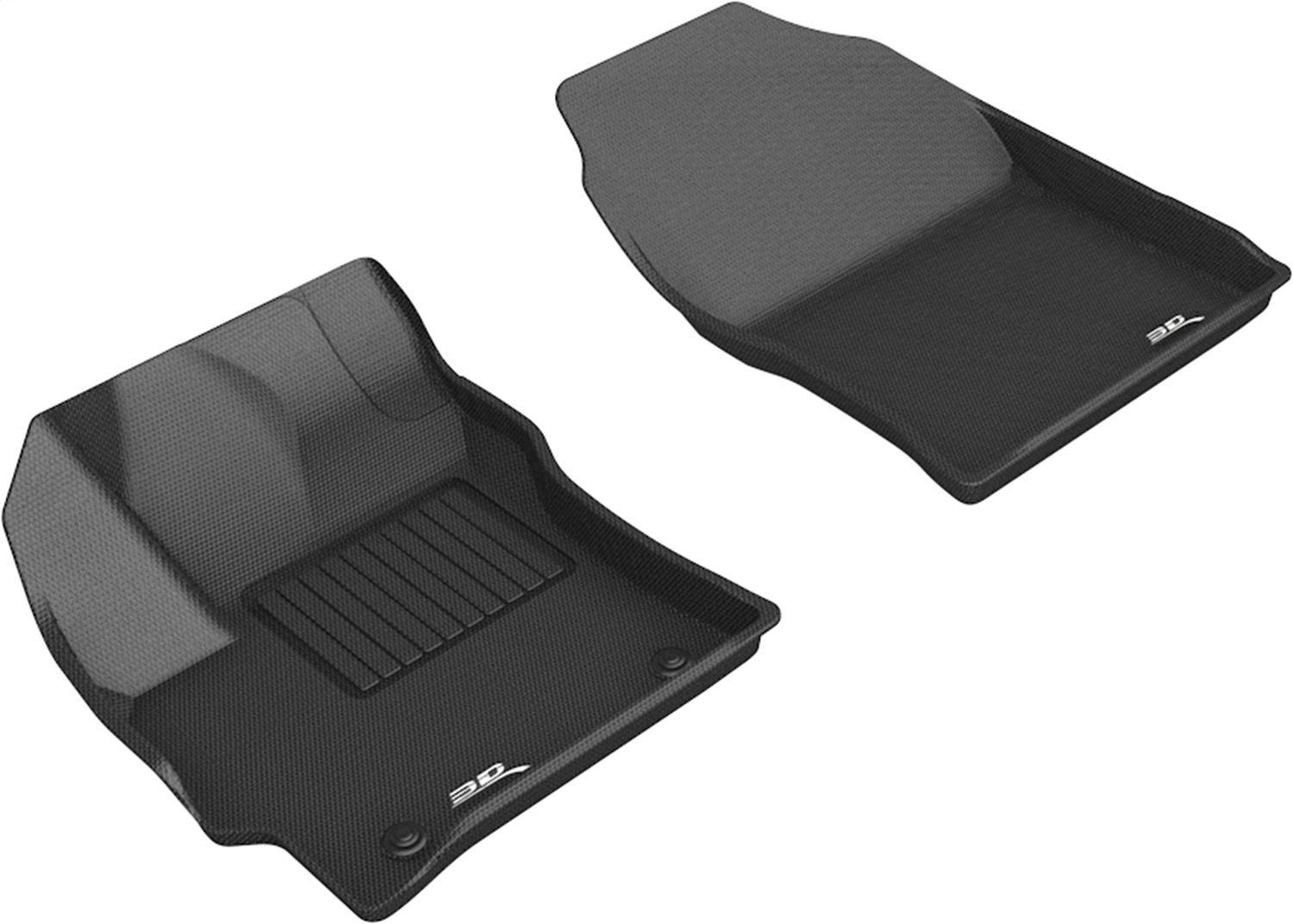 3D MAXpider Fit 2019-2020 Toyota Corolla Hatchback Kagu 1st Row Floormats