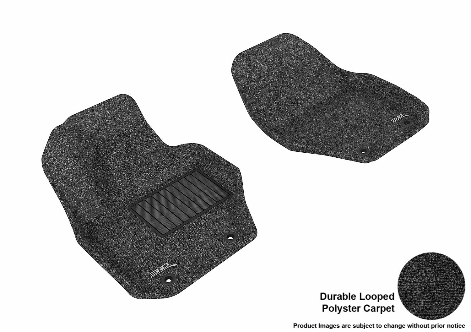 Fit 10-12 Dodge Challenger Floor Mats Front /& Rear Black Nylon 4PC Carpets