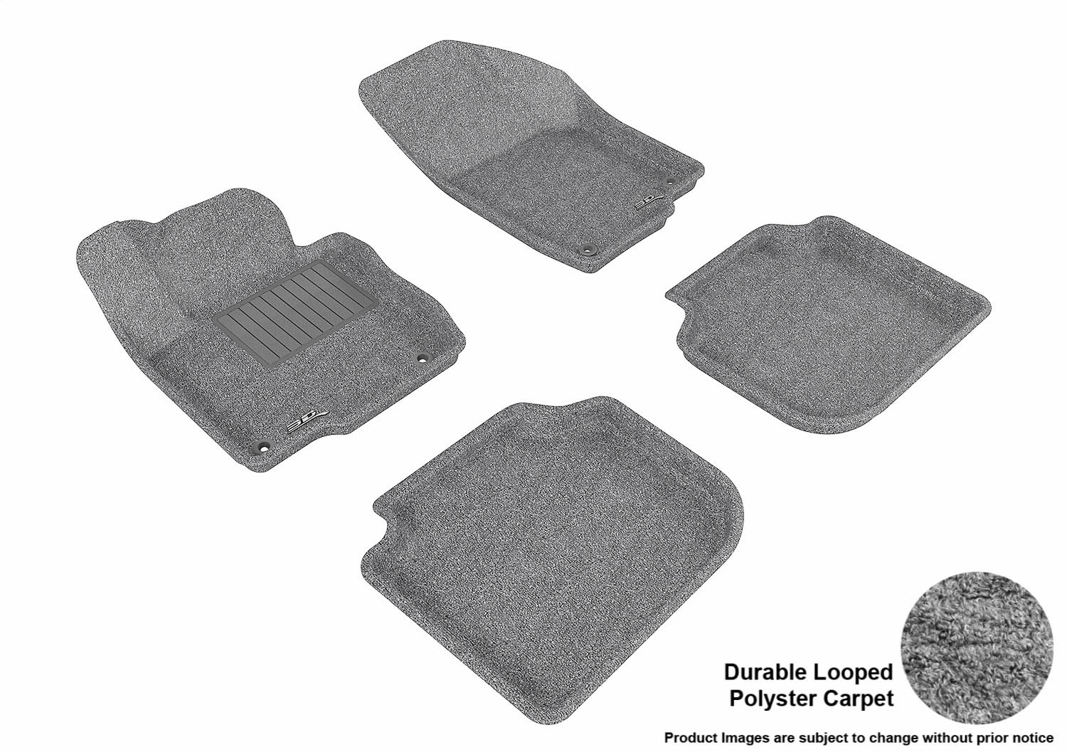 Classic Carpet 3D MAXpider L1VW05612201 Front Row Custom Fit Floor Mat for Select Volkswagen Passat Models Gray Classic Carpet 3D MAXpider L1VW05612201 Front Row Custom Fit Floor Mat for Select Volkswagen Passat Models Gray