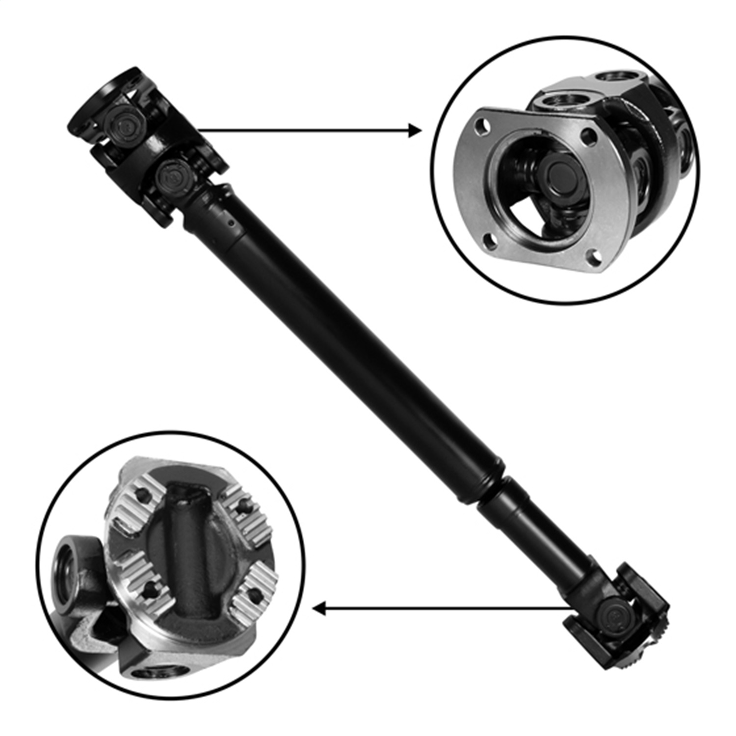 Driveshaft for 03-05 Ram 2500/3500 Diesel Front w/ 6sp Manual 29-1/8in Length