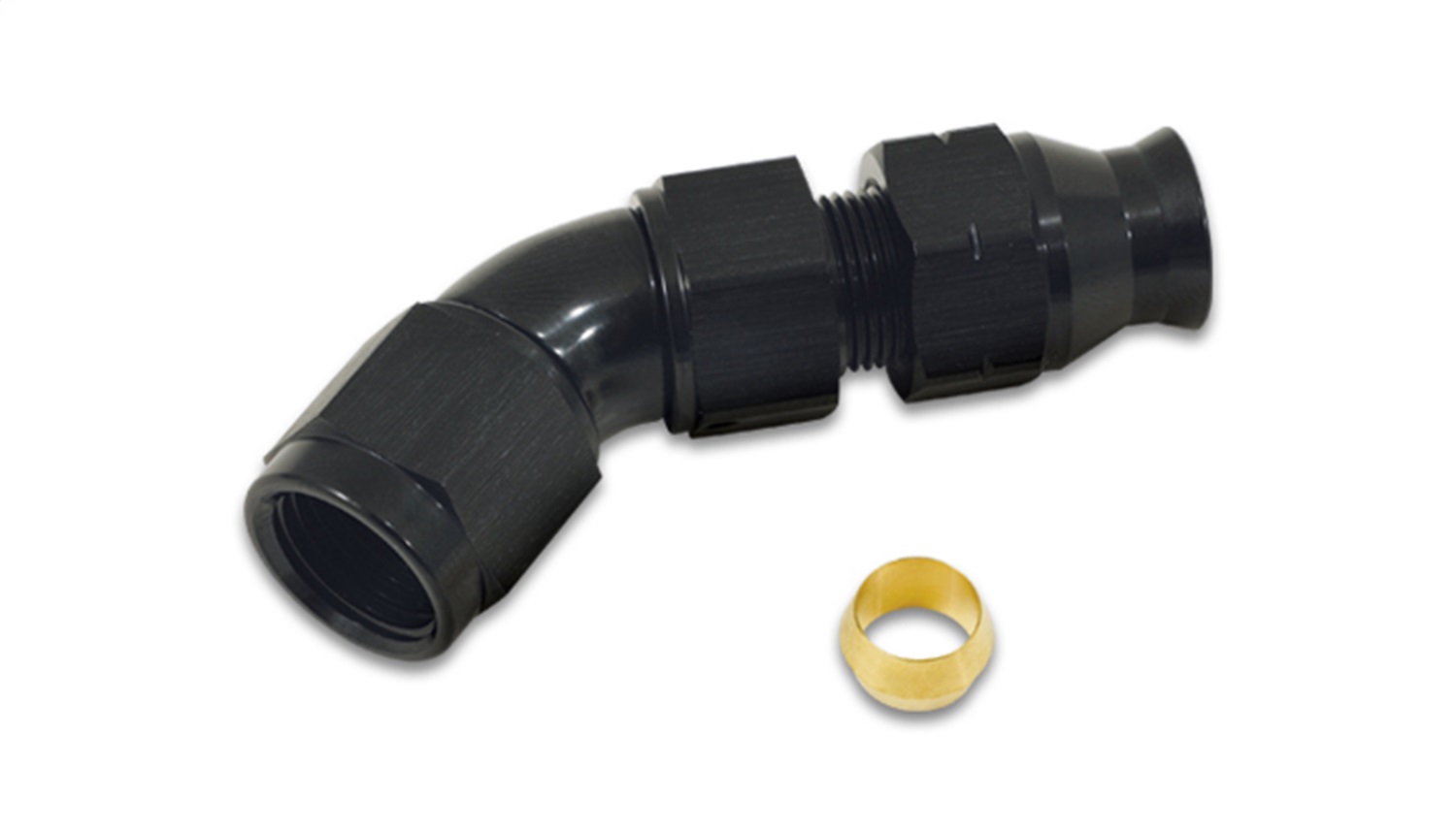 Vibrant Performance 16555 45 Degree Tube to Female AN Adapter Fitting
