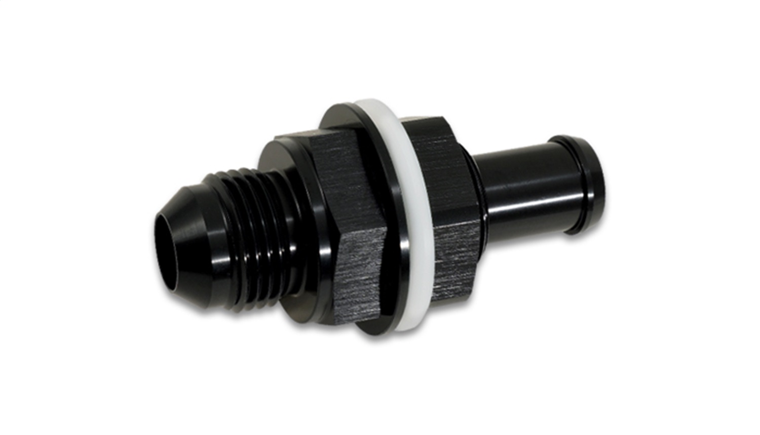 Vibrant Performance Bulkhead Fuel Cell Adapter -6AN Male Flare x 5/16in Barb