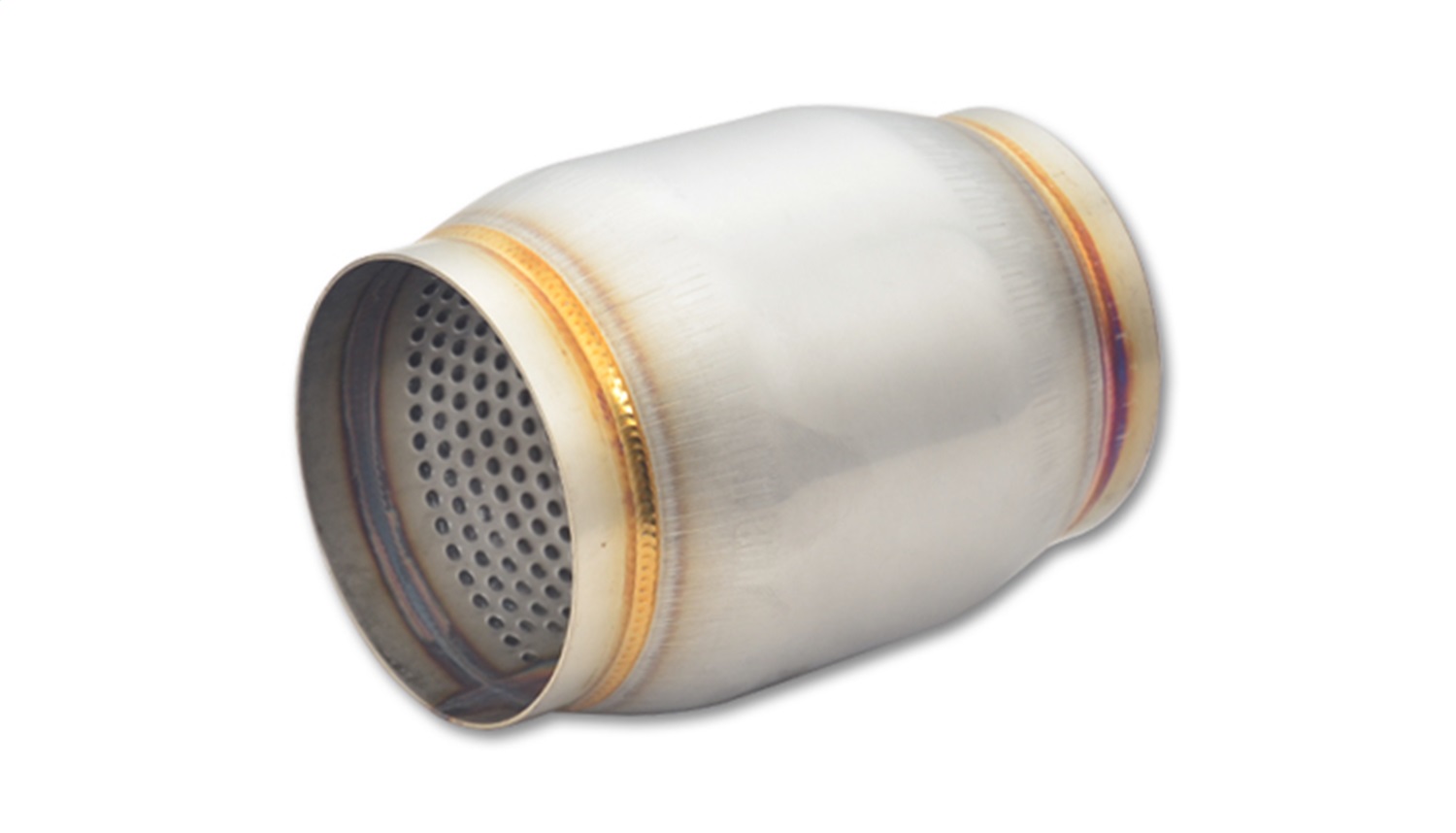 Vibrant Performance 17695 - Stainless Steel Race Muffler (3" ID / OD, 5" Length)
