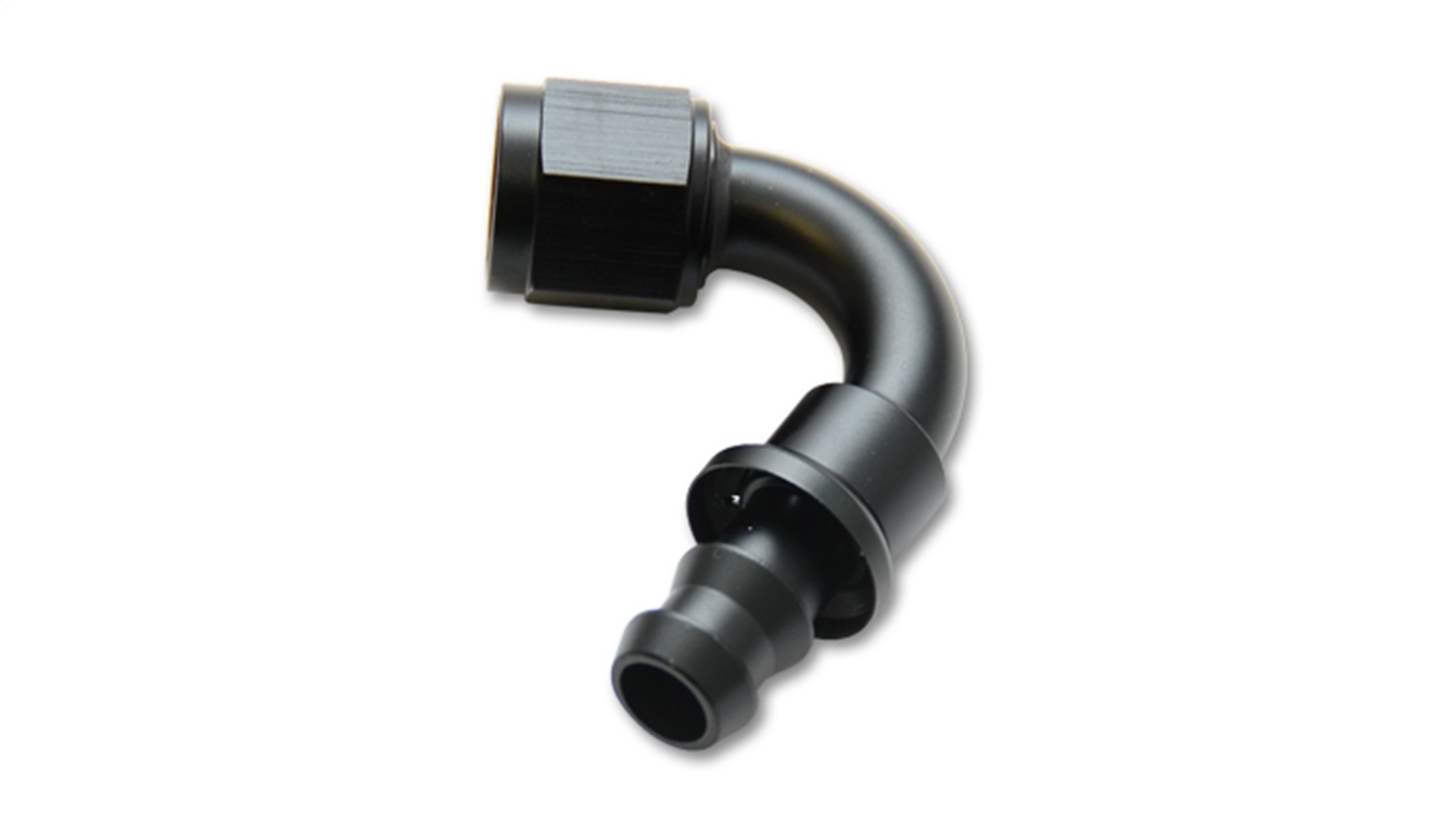 Vibrant Performance 22208 - 120 Degree Push-On Hose End Fitting, 8 AN