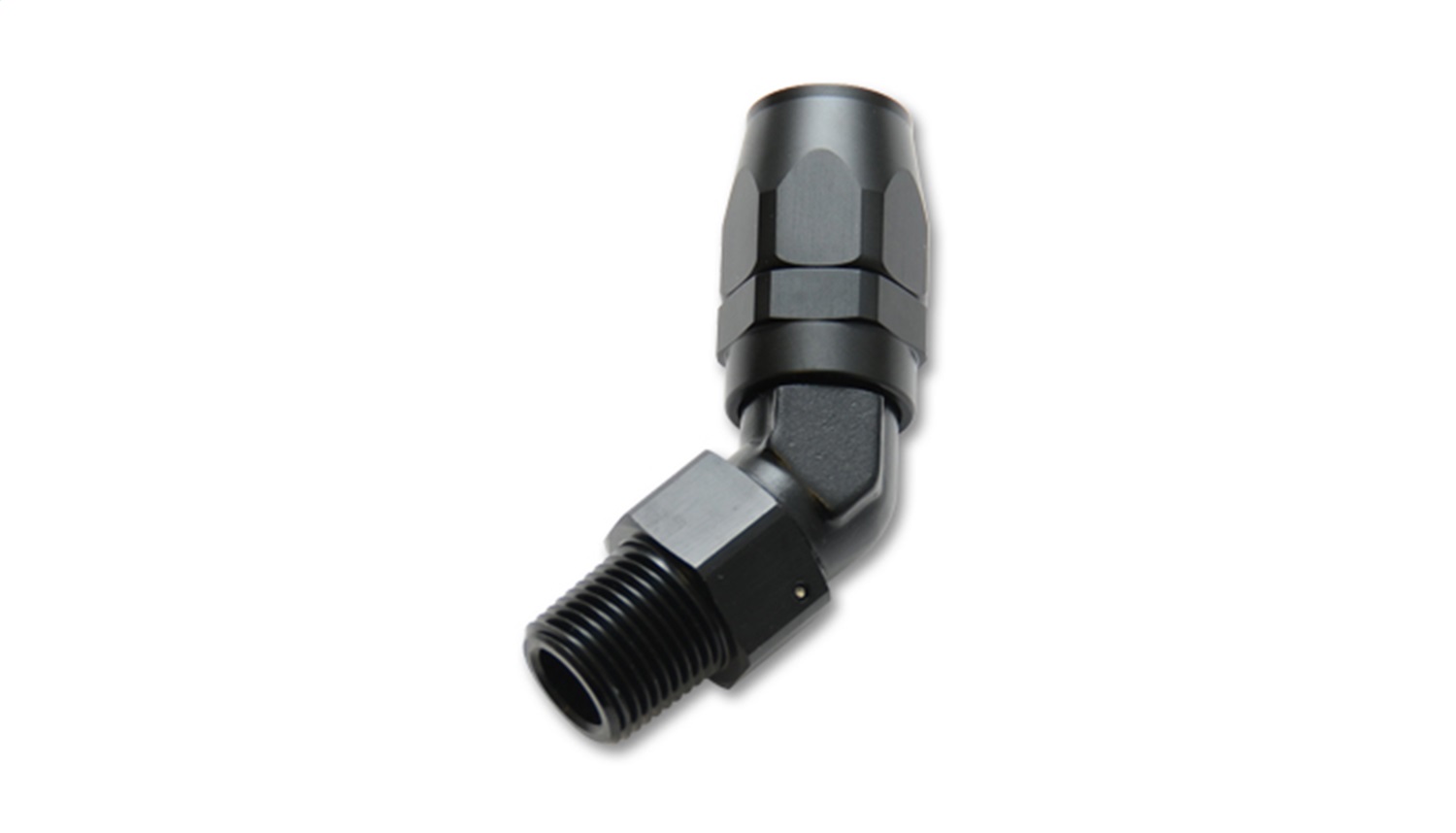 Vibrant Performance -16AN Male NPT 45 Deg Hose End Fitting - 3/4 NPT