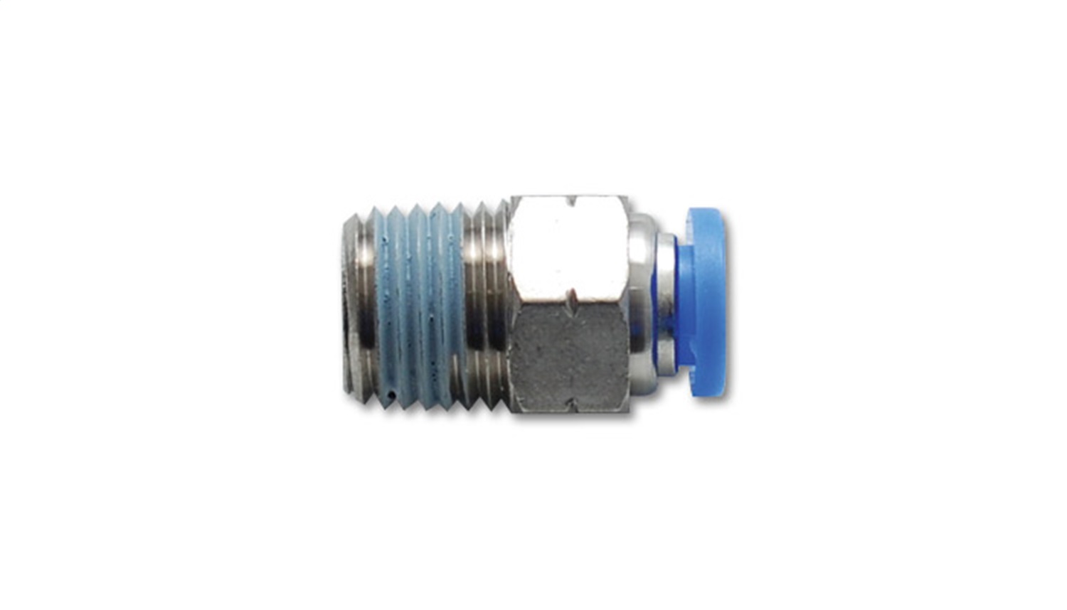Vibrant Performance 1/4" (6mm) Male Straight One-Touch Fitting (1/8" NPT Thread)