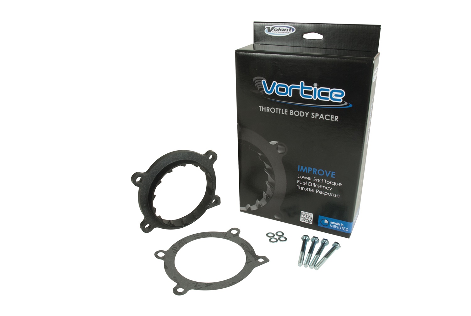 Volant Performance 725062 Vortice Throttle Body Spacer Fits 10-15 Camaro