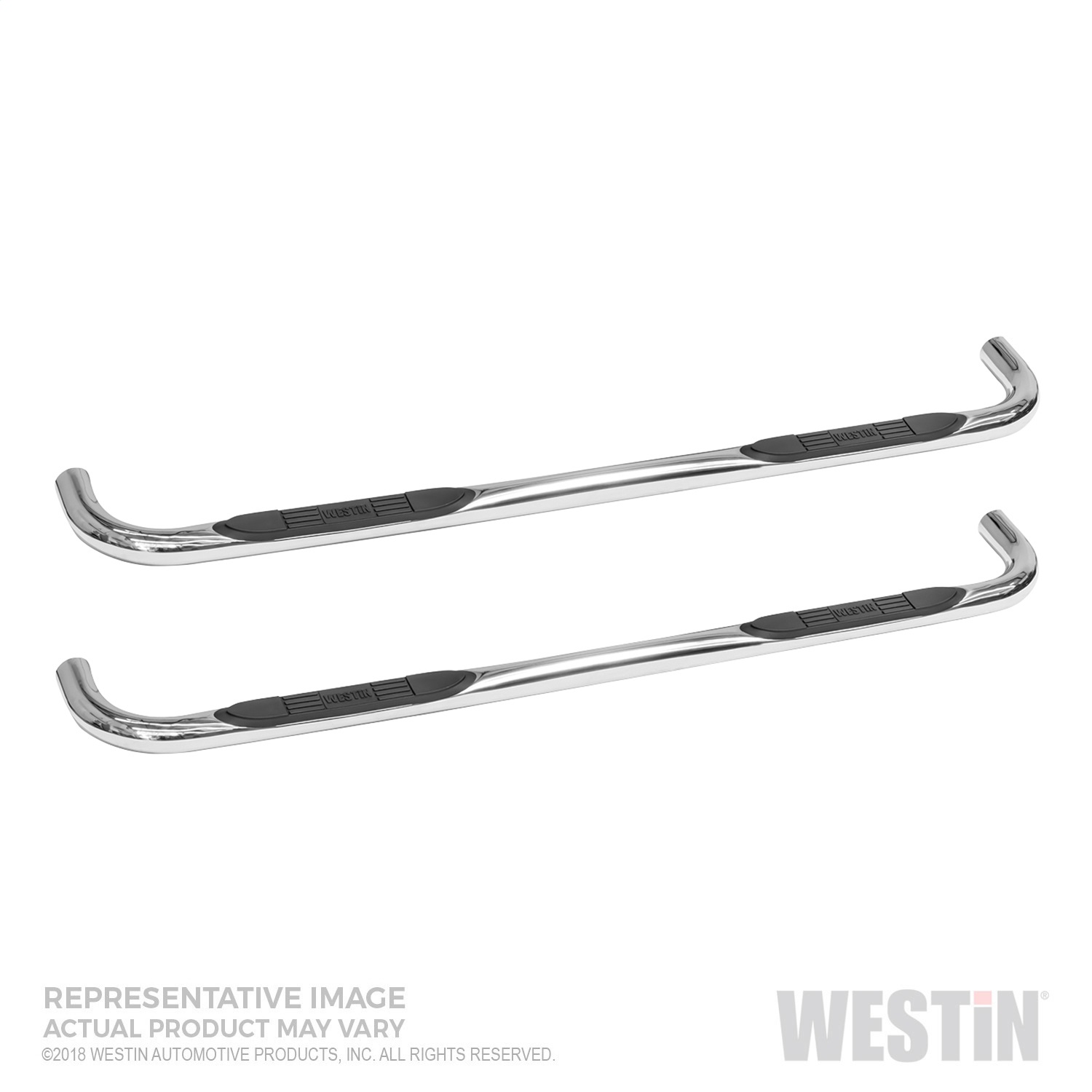 Westin 23-4130 E-Series 3 Round Nerf Step Bars