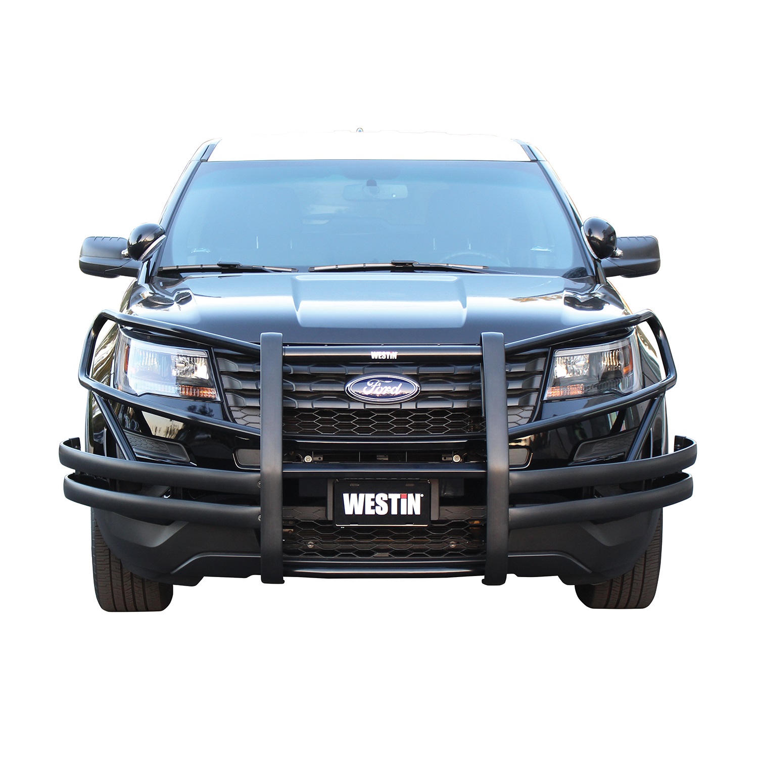 Westin Automotive Kühlergrillschutz Für Ford Police Interceptor Utility – Schwarz, Einteilig
