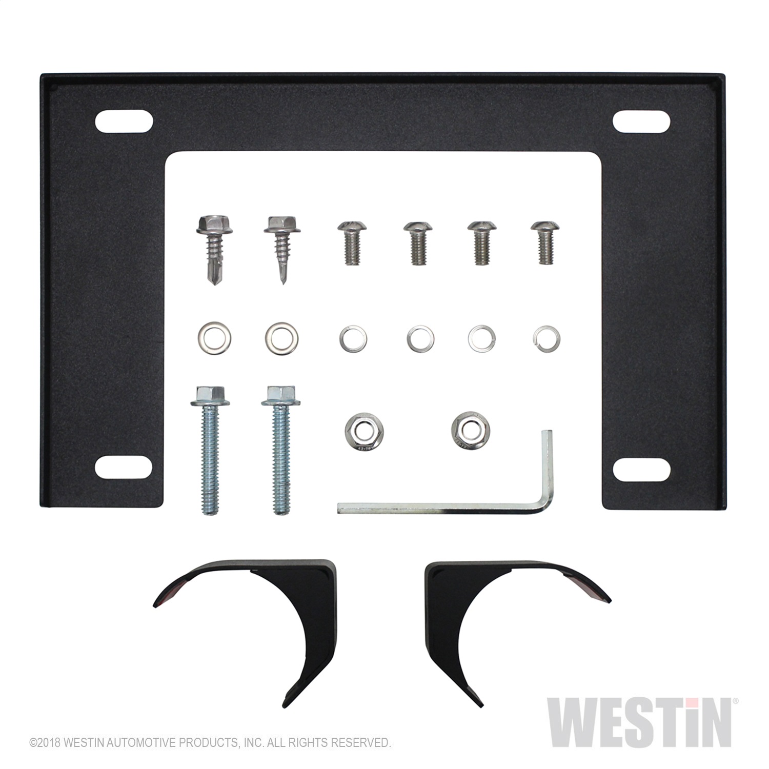 Westin 58-60055 Outlaw Bumper License Plate Mount