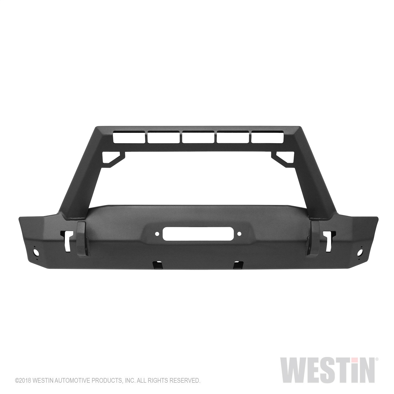 Westin 59-80025 WJ2 Stubby Front Bumper w/LED Light Bar Mount Fits Wrangler (JK)