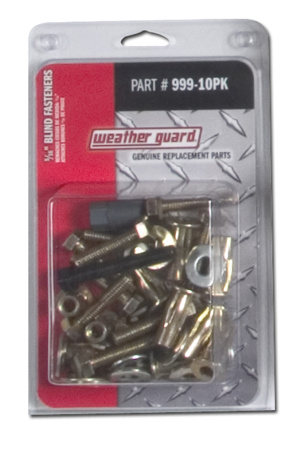 WEATHER GUARD 999-10PK - Blind Fasteners For Rigid Fastening To Sheet Metal