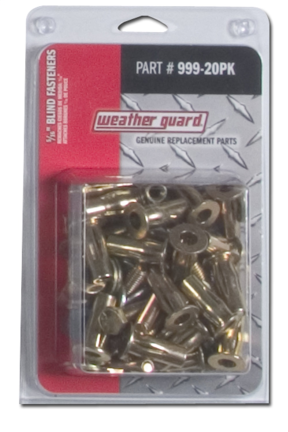 WEATHER GUARD 999-50BG - Blind Fasteners Bulk Bag Of 50
