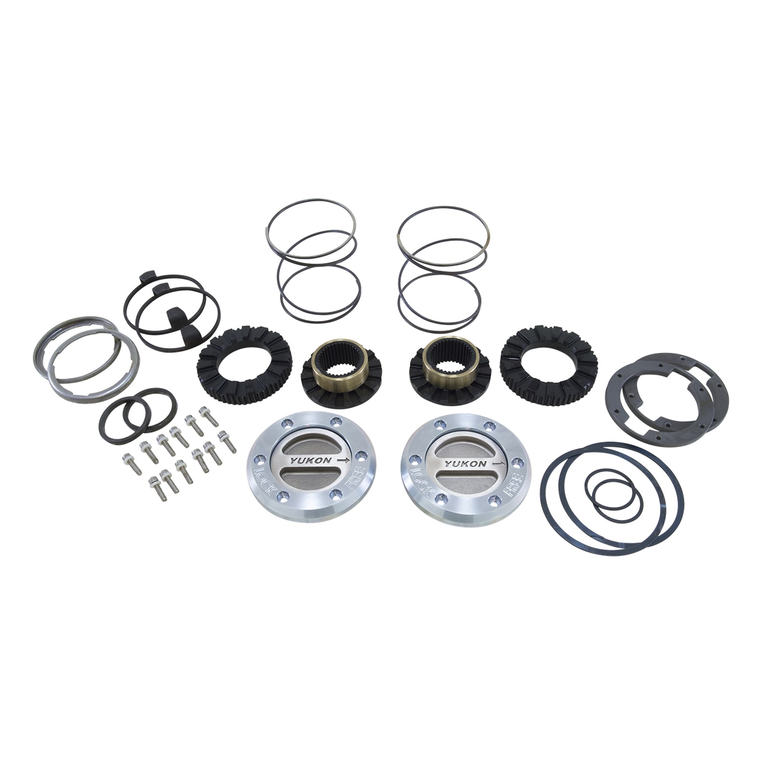 Yukon Hardcore Locking Hubs Dana 60,35 spline 79-91 GM, 78-97 Ford, 79-93 Dodge
