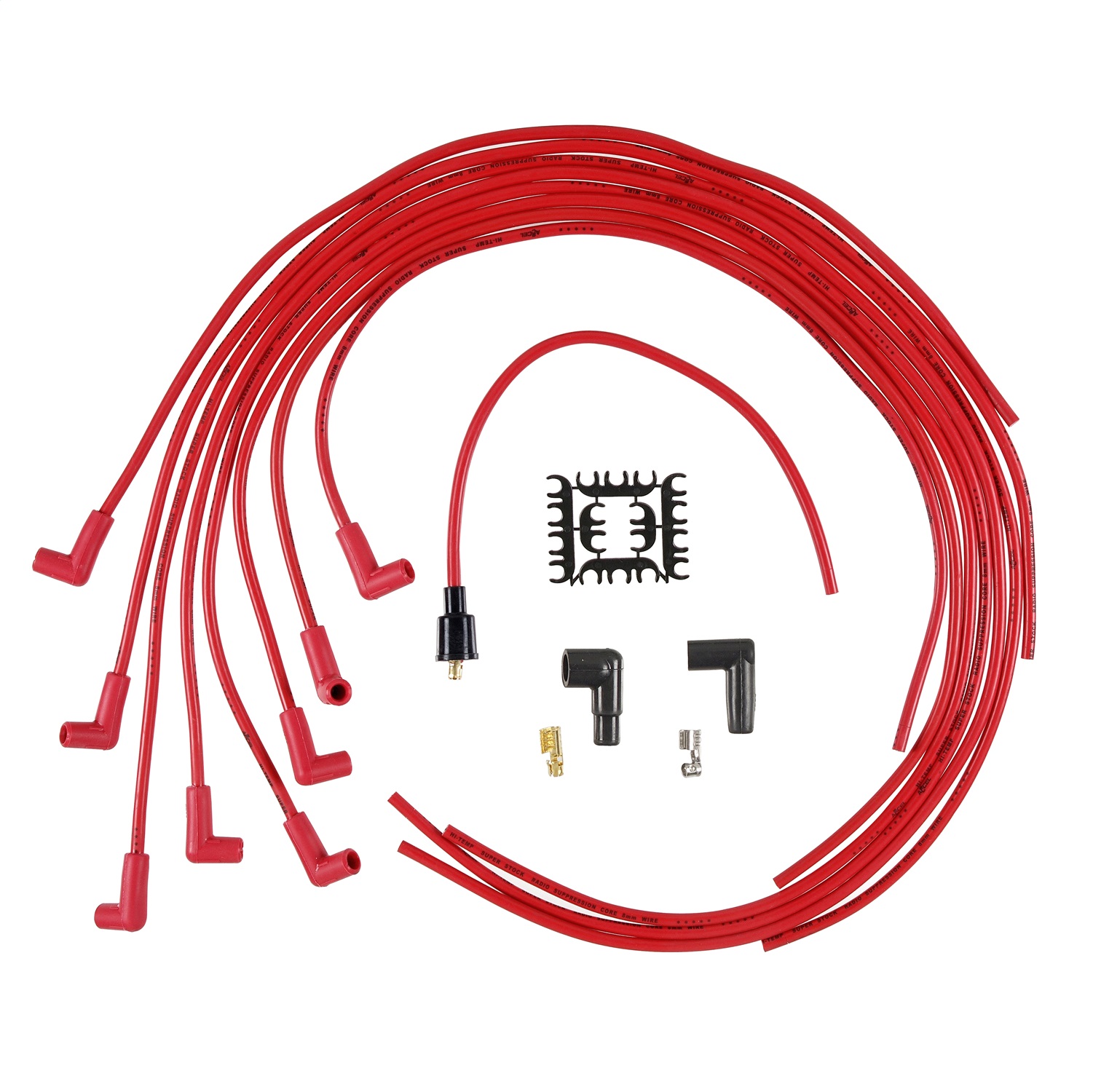 Accel 4041R Spark Plug Wire Set For BUICK,CHEVROLET,CHRYSLER,DODGE,GMC,PLYMOUTH,PONTIAC